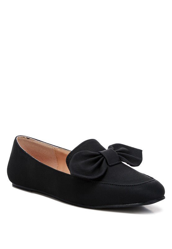 Waveney Bow Embellished Loafers - Loving It Shop