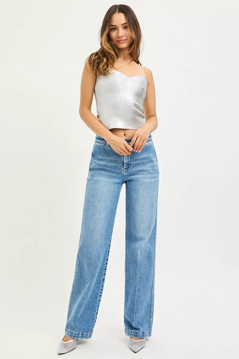 Slouchy Straight Jeans