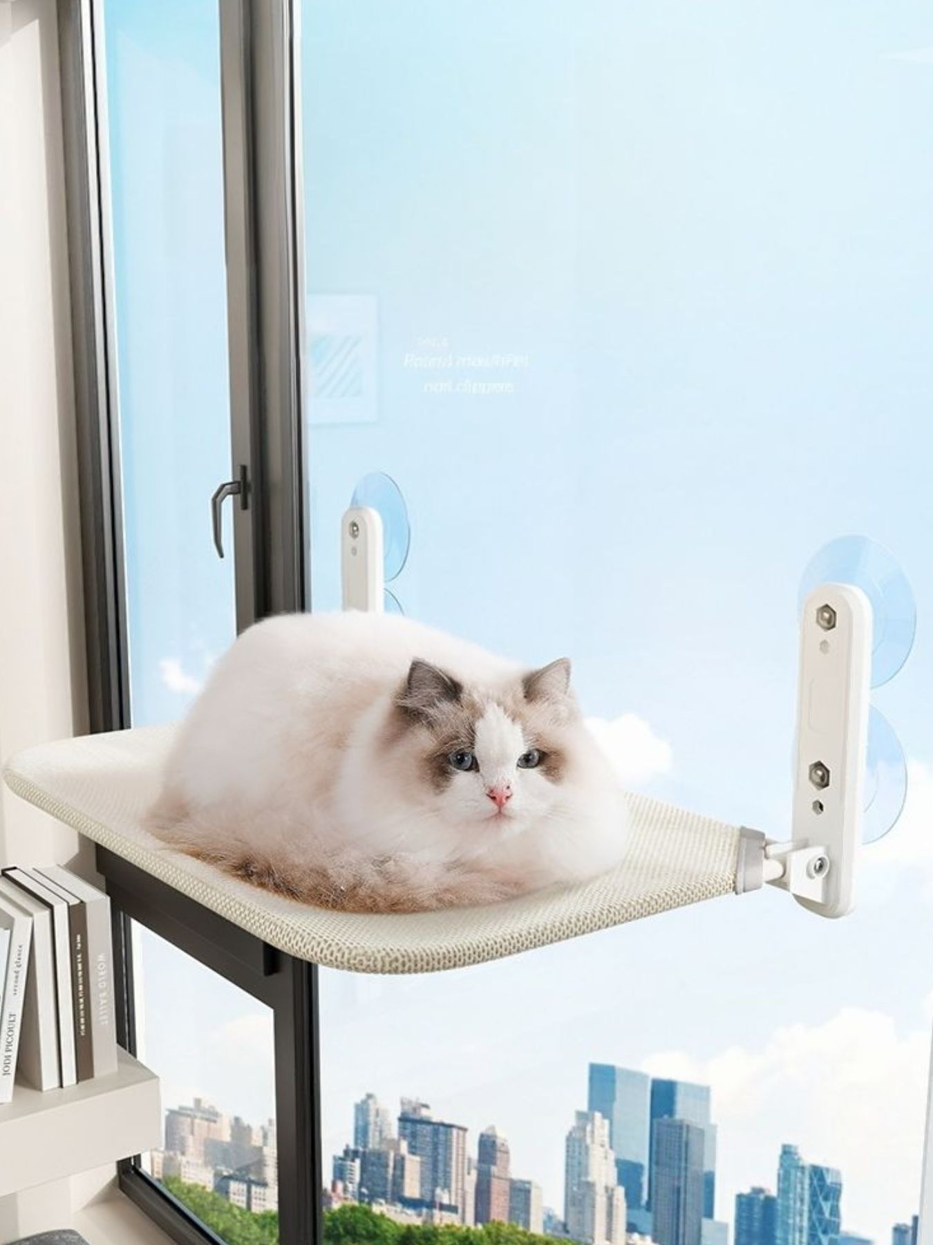 Window Perch Cat Hammock with Strong Suction Cups - Loving It Shop