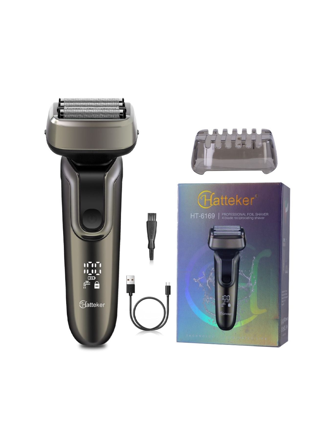 Electric Shaver with LED Display - Loving It Shop