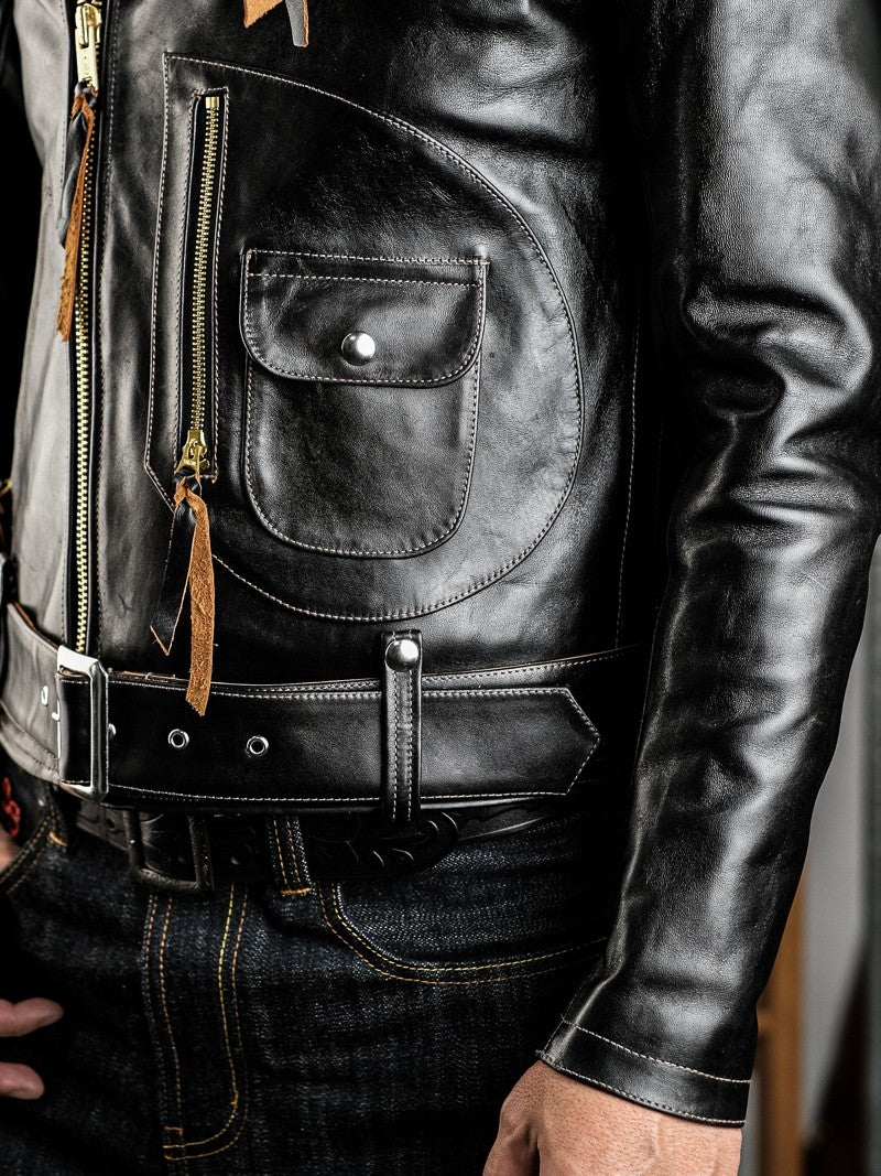 Detachable Fur Collar And Belt Fully Equipped Men&