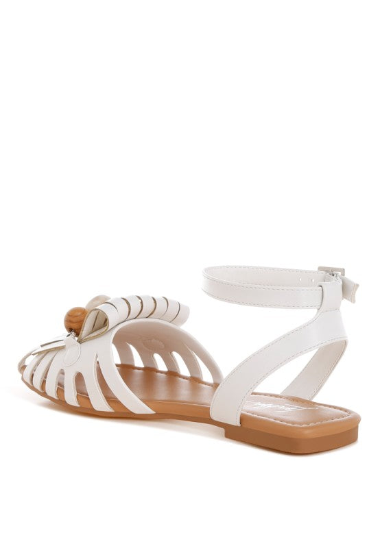 Saguara Cut Work Bead Embellished Flats