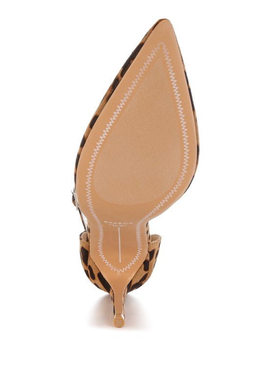 Dolona Leopard Print Stiletto Heel Sandals - Loving It Shop