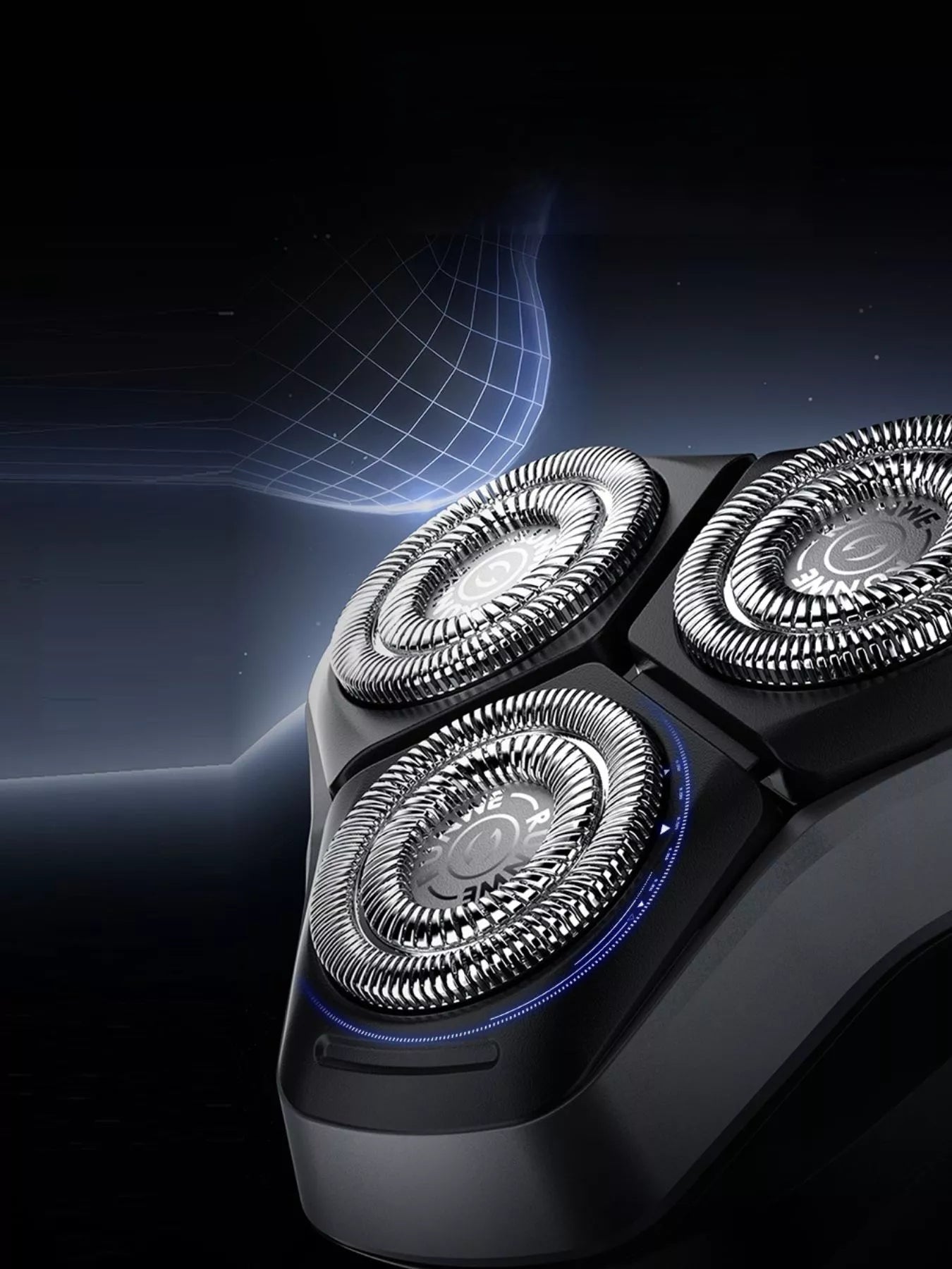 Men's Rechargeable Waterproof Rotary Shaver with LED Display - Loving It Shop