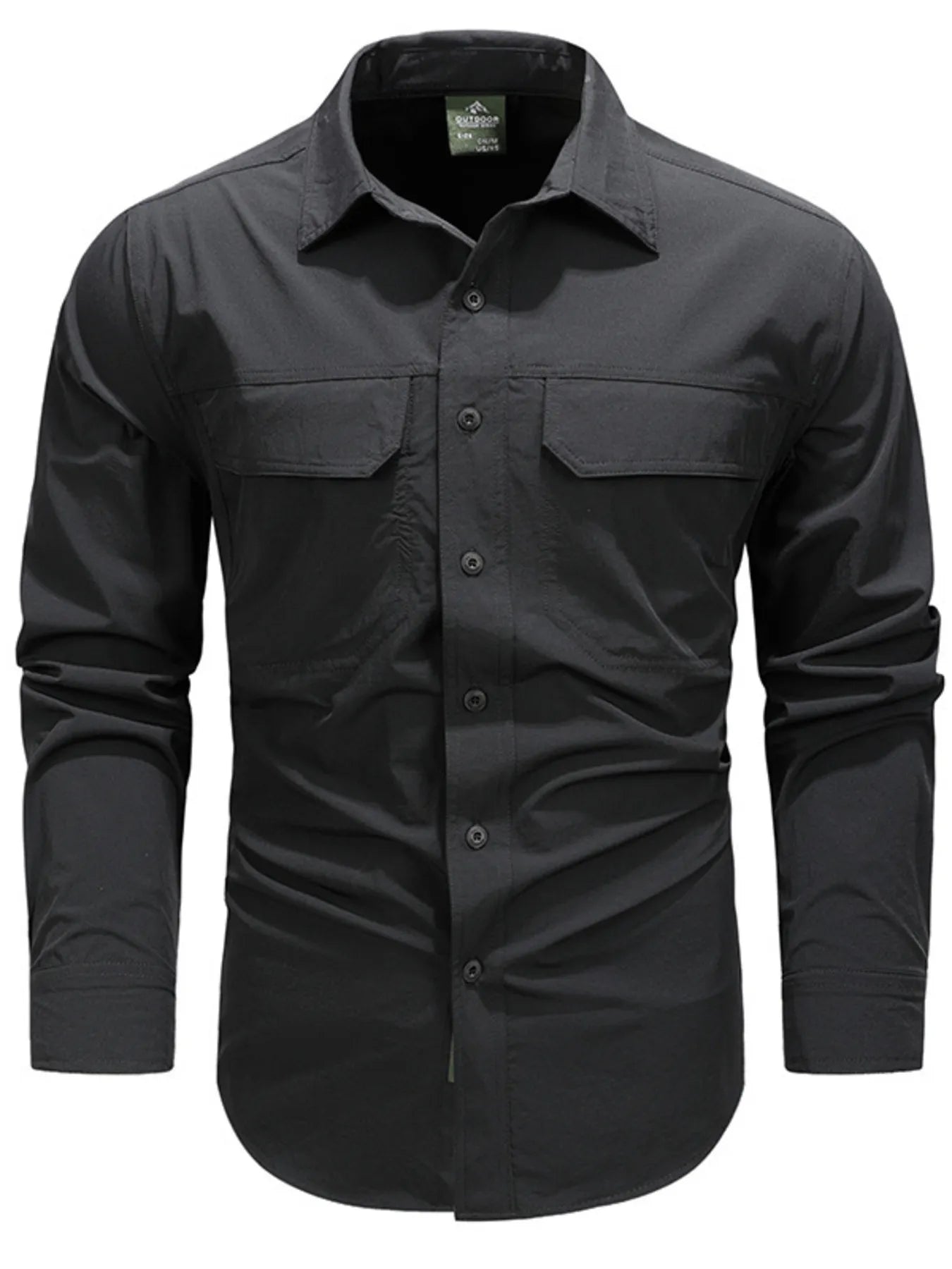 Men's Plus Size Lightweight Button Up Shirt - Loving It Shop