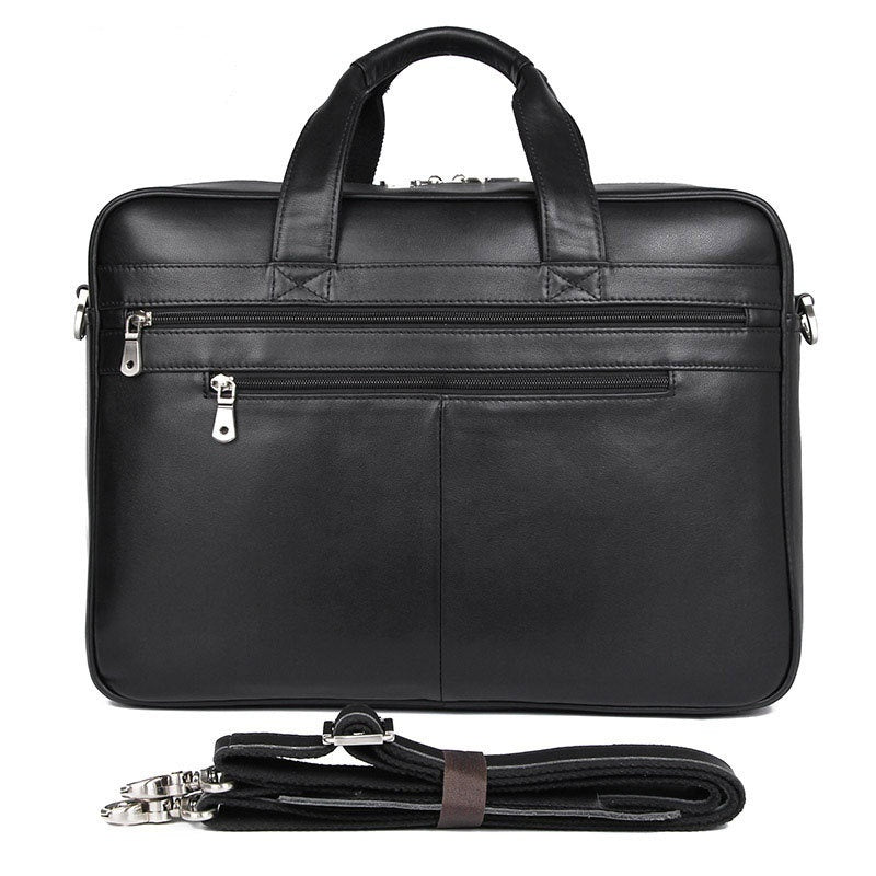Leather Handbag Briefcase Napa Leather Comfortable Texture Men&