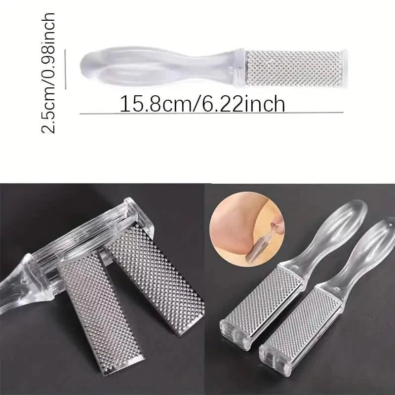 Dual-Sided Foot File - Callus Remover &amp; Pedicure Tool for Smooth, Soft Feet, Toenail, Skin Care