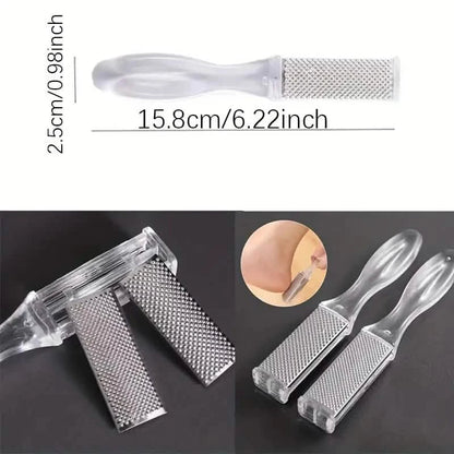 Dual-Sided Foot File - Callus Remover &amp; Pedicure Tool for Smooth, Soft Feet, Toenail, Skin Care