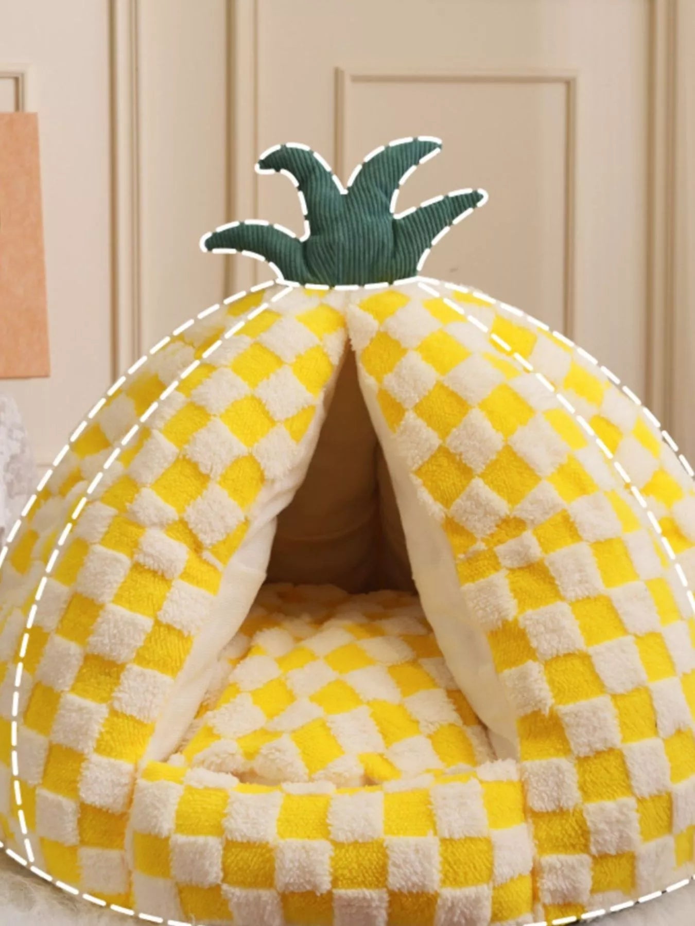 Pineapple Shaped Cozy Pet Nest - Loving It Shop