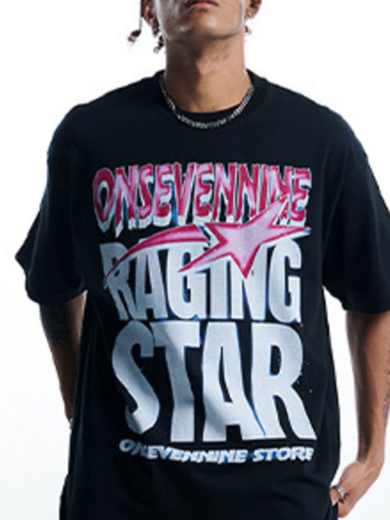 Men's Letter Graphic Round Neck T-Shirt