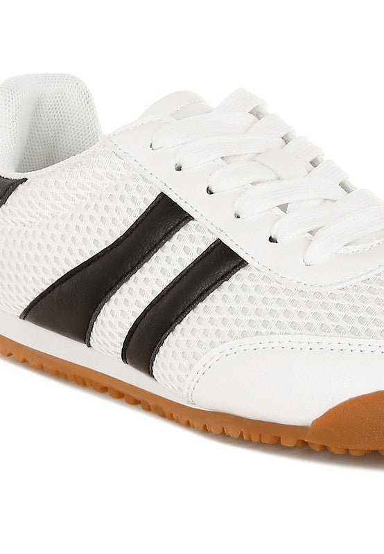 Blaster Casual Striped Lace - Up Sneakers - Loving It Shop
