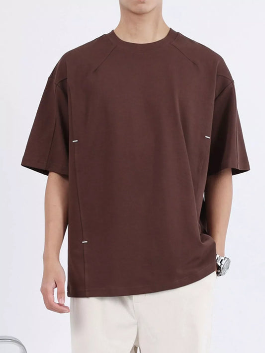 Men's Plus Size Half Sleeve Oversized T-Shirt - Loving It Shop
