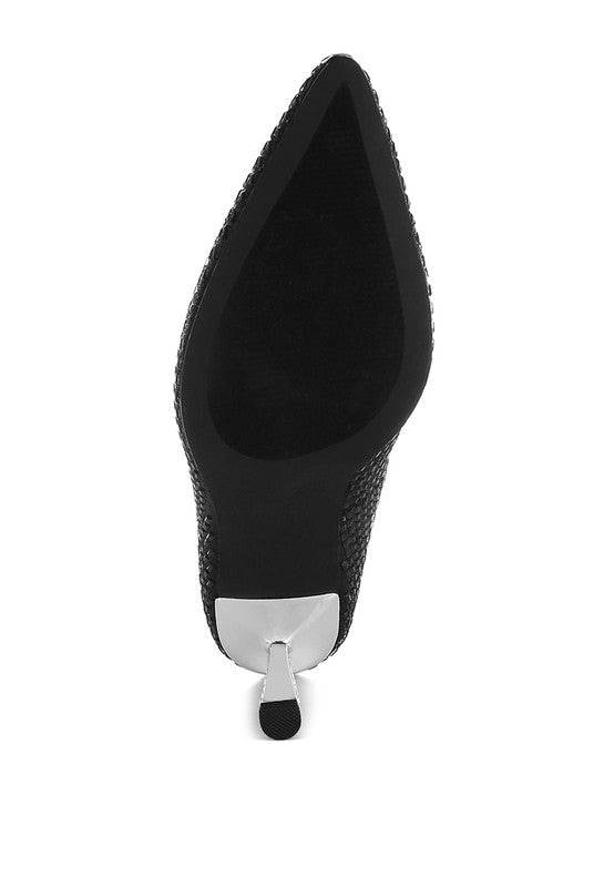 Benjamins Rhinestones Embellished Pumps - Loving It Shop
