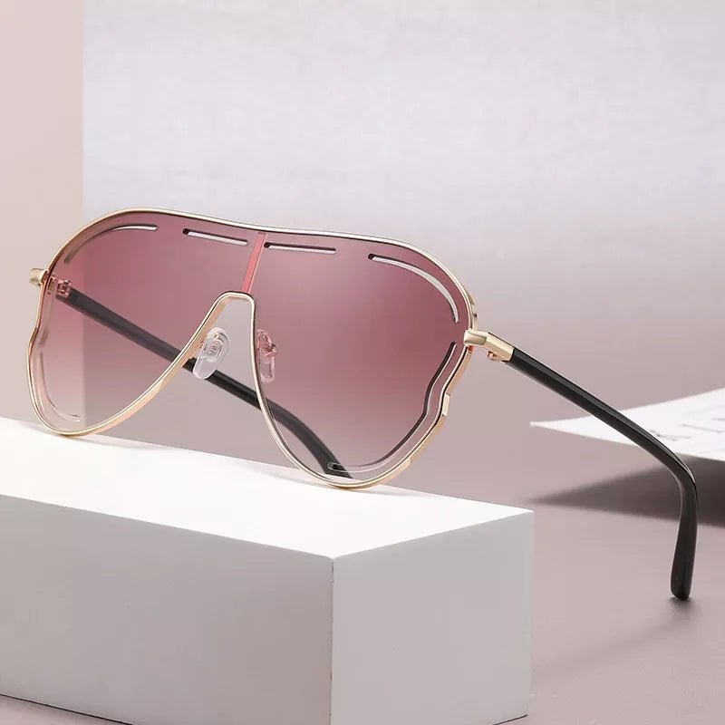 Oversized Aviator Gradient Sunglasses - Loving It Shop