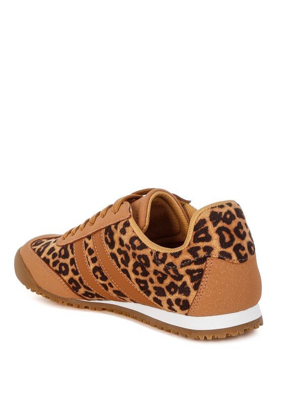Panther Leopard Print Microfiber Sneakers - Loving It Shop