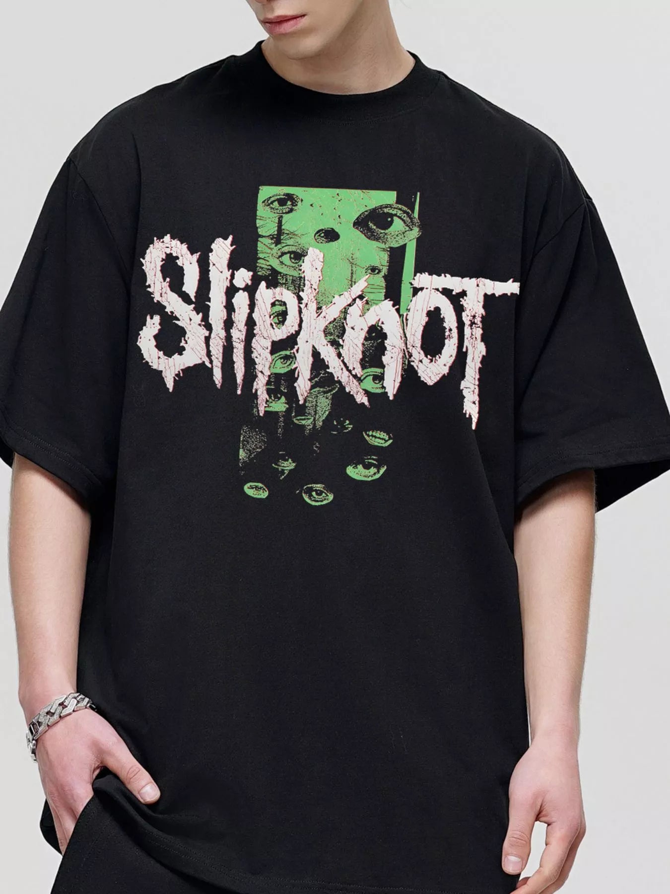Men's Slipknot Graphic Vintage Wash T-Shirt