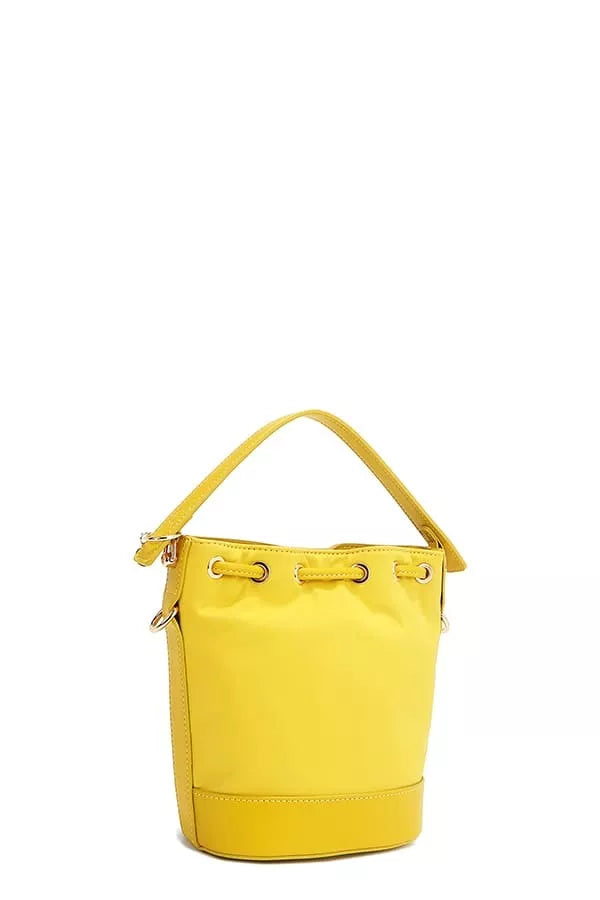 Color Patch Bucket Bag
