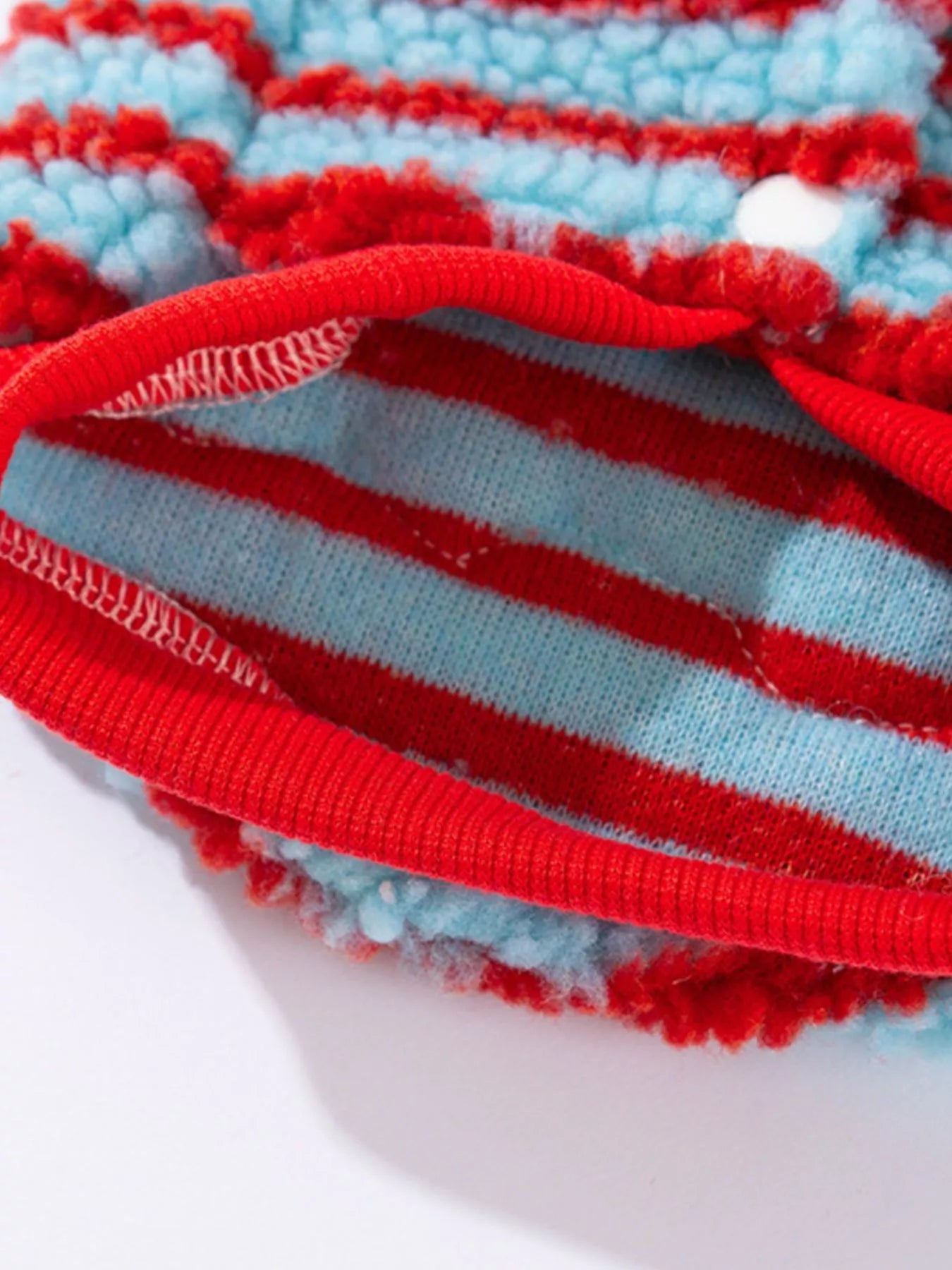 Striped Hooded Plush Pet Sweater - Loving It Shop