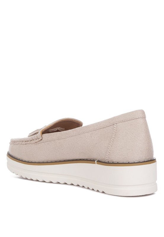 Daiki Platform Lug Sole Tassel Loafers - Loving It Shop