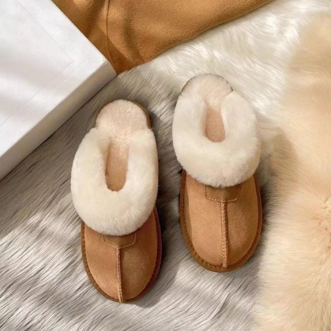 Cozy Plush - Lined Slippers - Loving It Shop