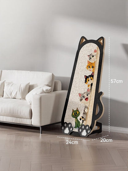 Cat-Shaped Scratching Post