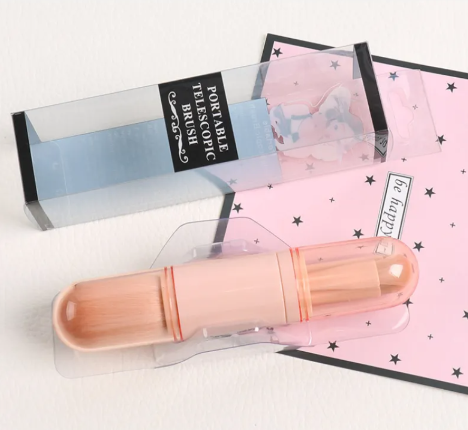4-in-1 Retractable Portable Makeup Brush