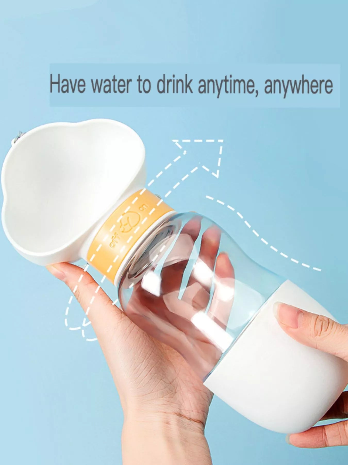 Portable 2 - in - 1 Pet Water and Food Bowl - Loving It Shop