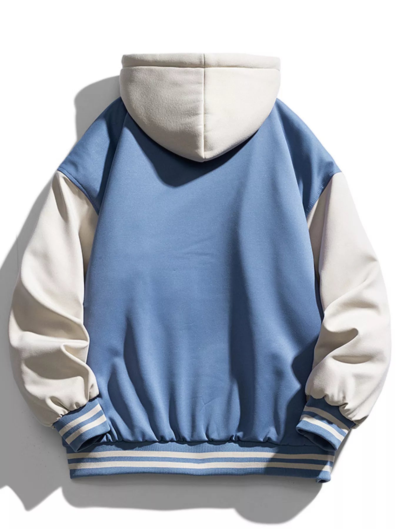 Men's Full Size Zip Up Hooded Jacket Plus Size