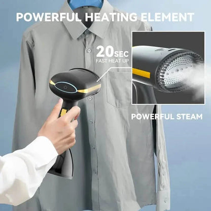 Portable 1100W Steam Iron with 300ml Tank &amp; Fast Heat-Up