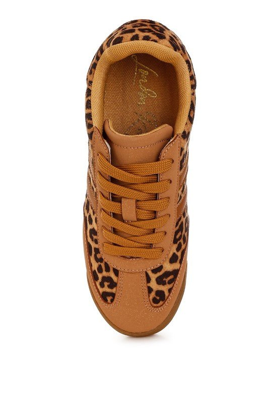 Panther Leopard Print Microfiber Sneakers - Loving It Shop