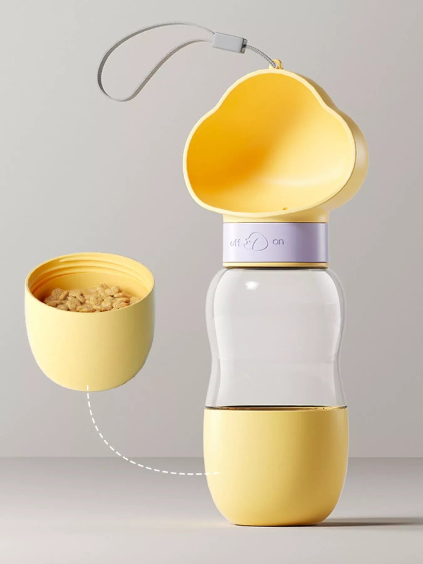 Portable 2 - in - 1 Pet Water and Food Bowl - Loving It Shop