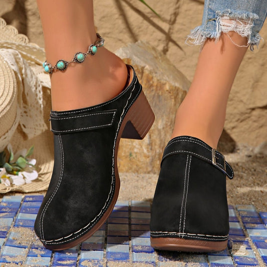 Round Toe Platform Slip - Ons - Loving It Shop