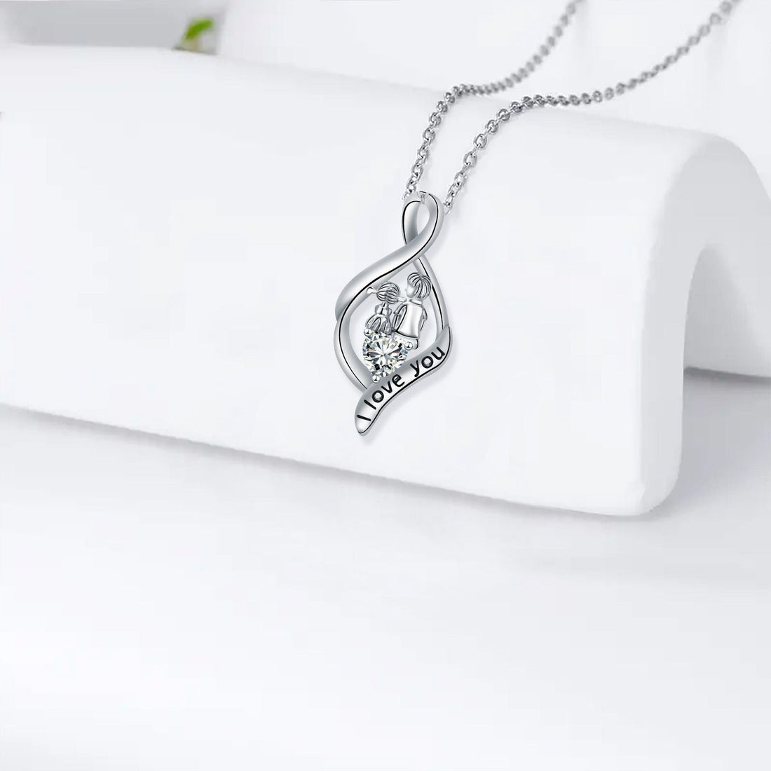 Father And Daughter Pendant Necklace Father&