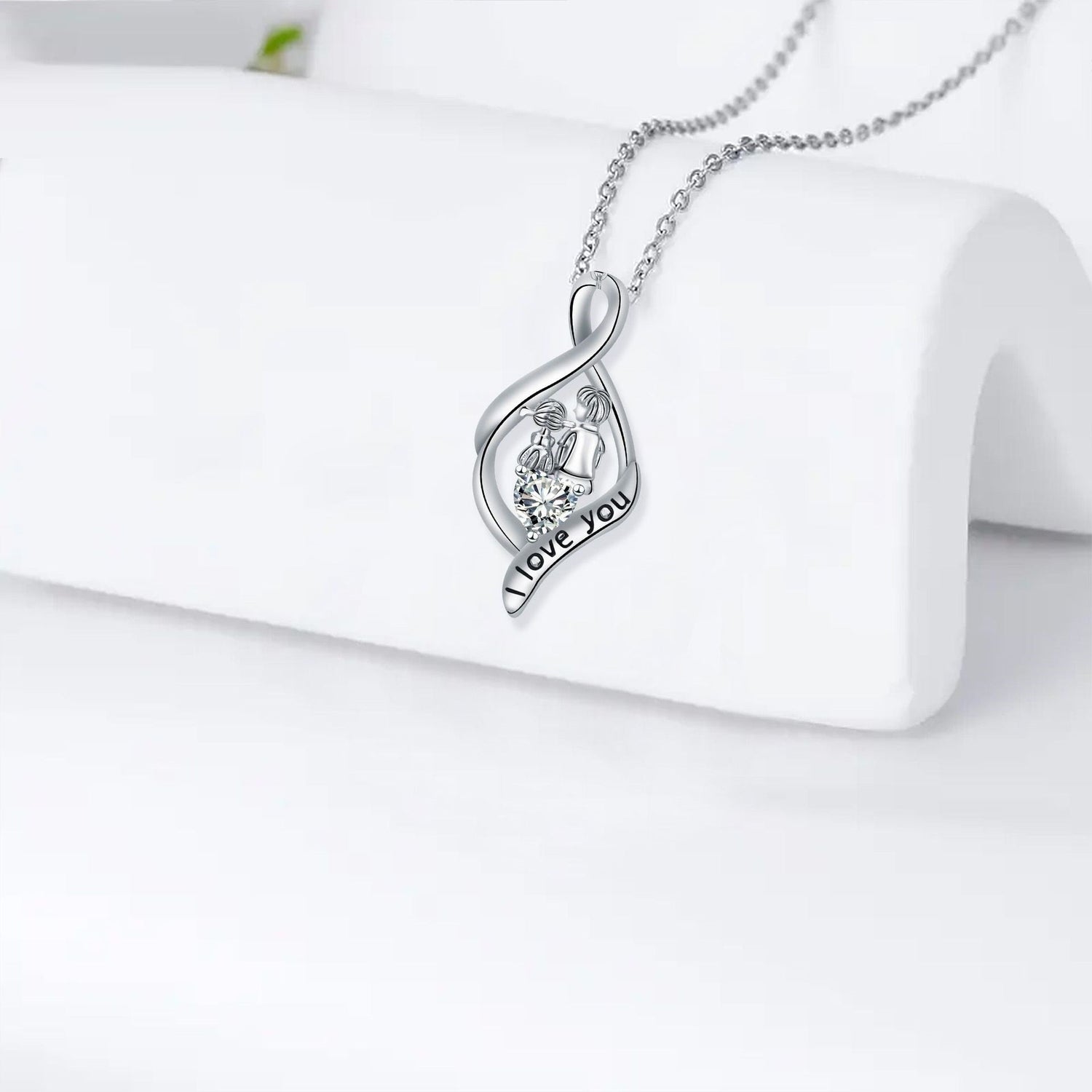 Father And Daughter Pendant Necklace Father&