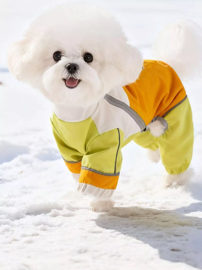 Color Block Warm Pet Jumpsuit - Loving It Shop
