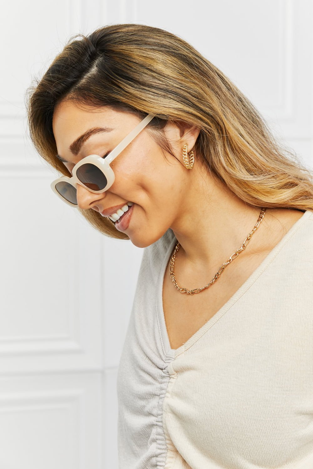 Oval Full Rim Sunglasses - Loving It Shop
