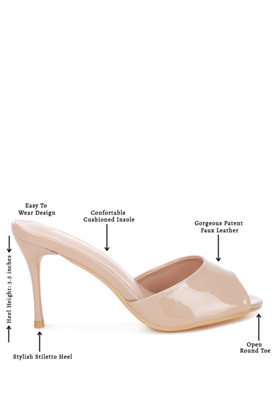 Lilith Peep Toe Stiletto Heel Sandals