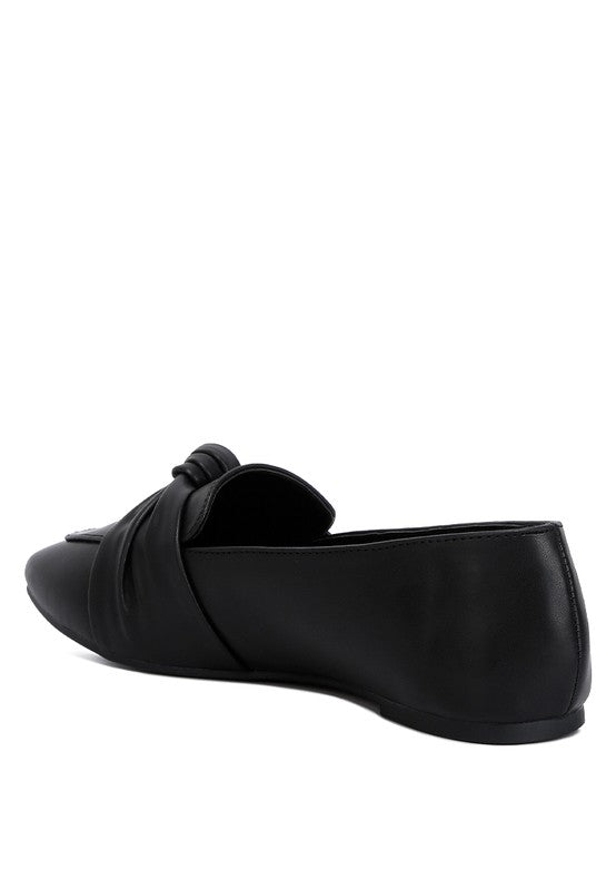 Denali Recycled Faux Leather Flat Loafers - Loving It Shop
