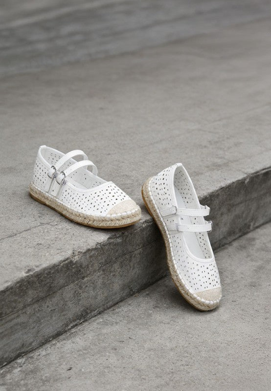 Noori Woven Dual Buckle Sandals