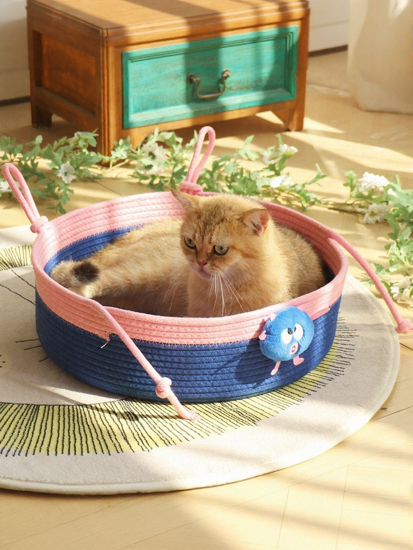 Two - Tone Woven Pet Nest - Loving It Shop