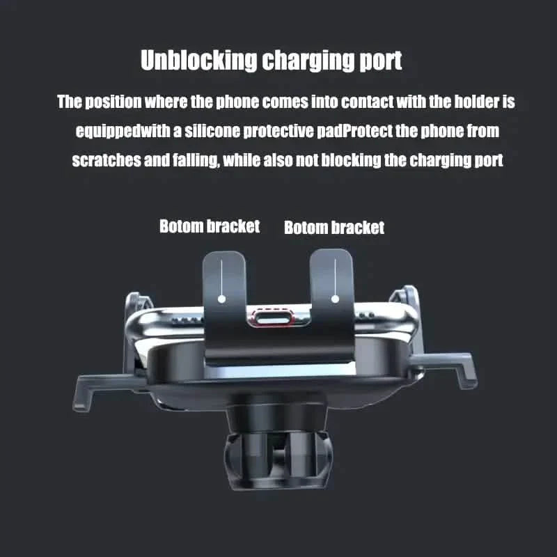 Adjustable Car Phone Holder – Suction Cup Dashboard Mount, Anti-Slip Grip, iPhone &amp; Android
