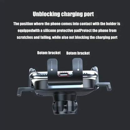 Adjustable Car Phone Holder – Suction Cup Dashboard Mount, Anti-Slip Grip, iPhone &amp; Android