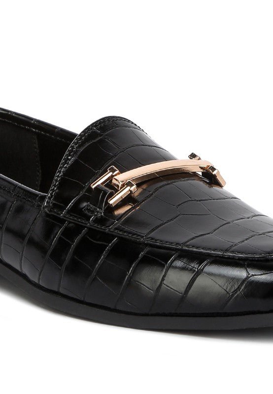 Deverell Street - Smart Horsebit Embellished Loafers - Loving It Shop