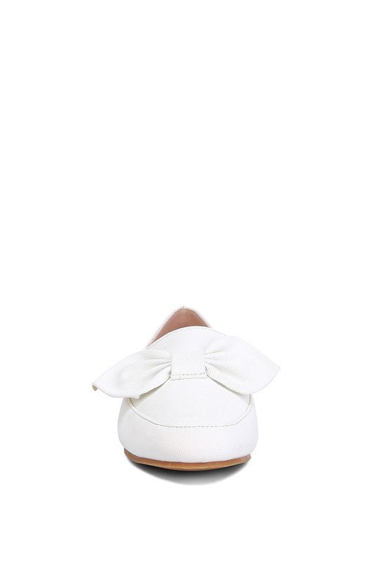 Waveney Bow Embellished Loafers - Loving It Shop