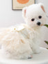 Bow Tulle Ruffle Pet Dress - Loving It Shop