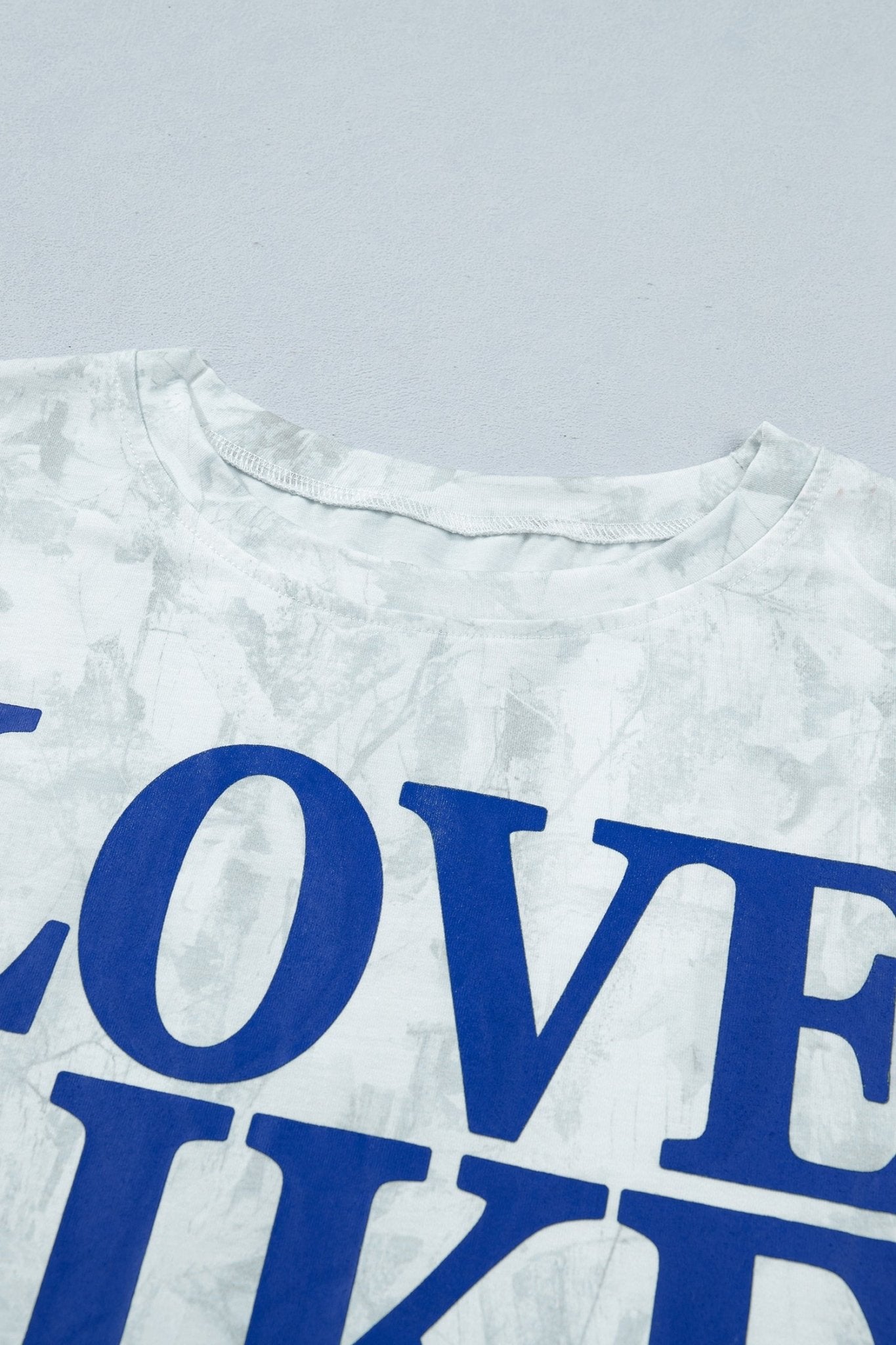 Gray Love Like Jesus Camouflage Oversized T Shirt - Loving It Shop