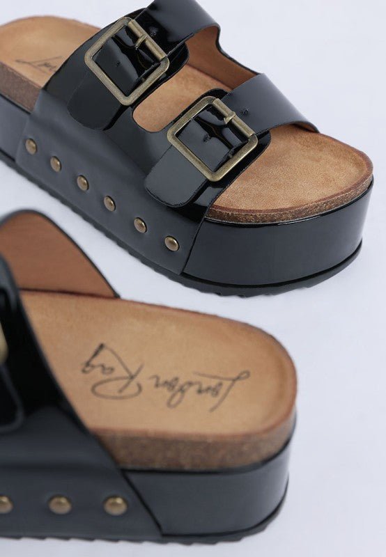 Merton Studded Flatform Slip Ons - Loving It Shop