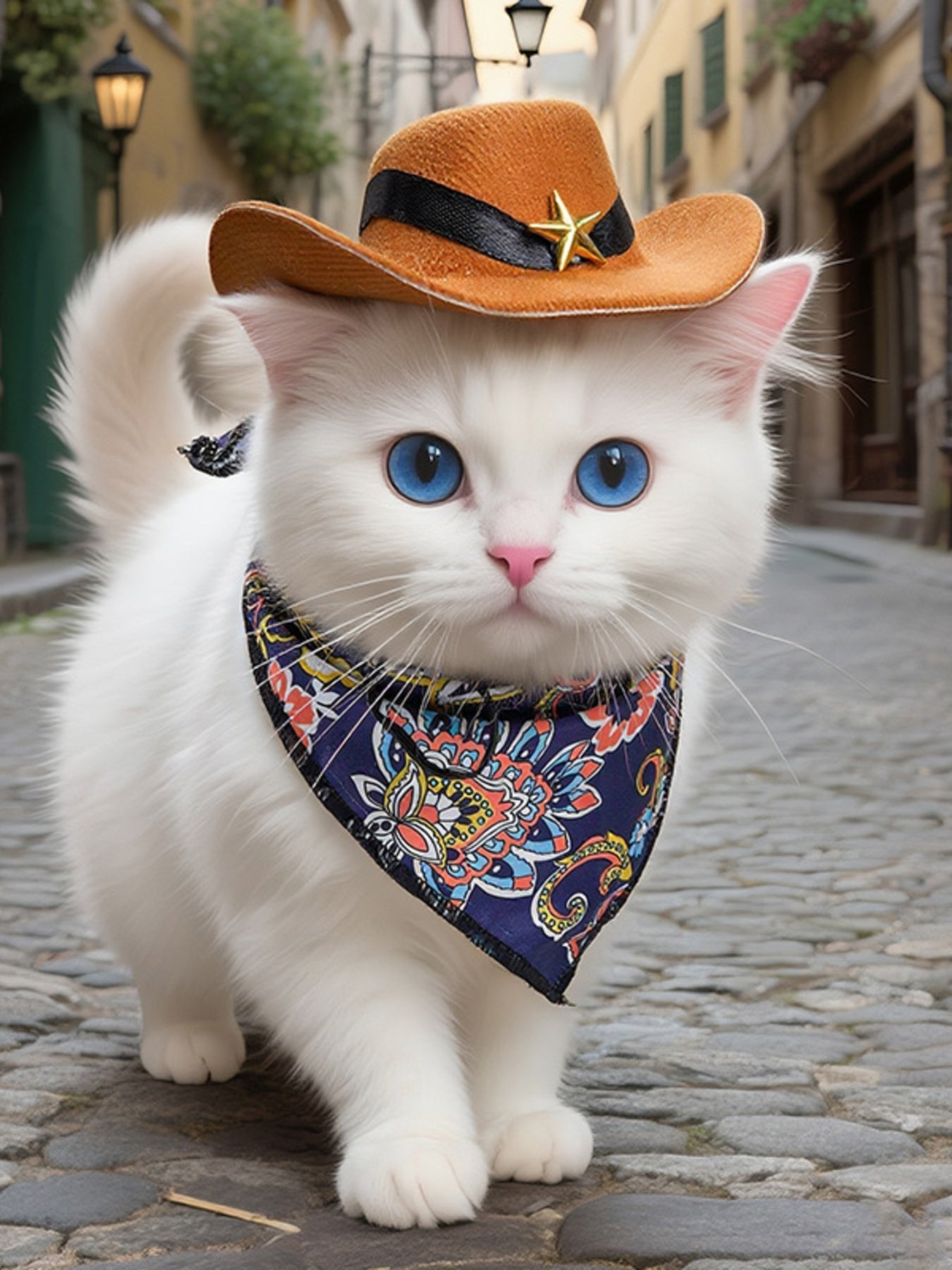 Paisley Print Pet Scarf & Hat - Loving It Shop