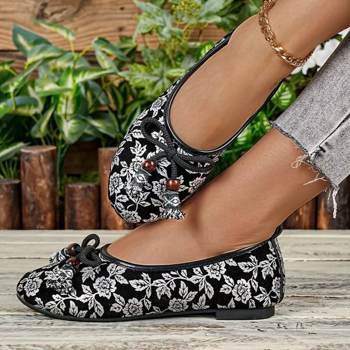 Bow Round Toe Slip - Ons - Loving It Shop