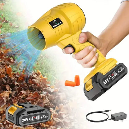 Turbo Jet Handheld Cordless Blower for Leaves, Dust &amp; Car Drying